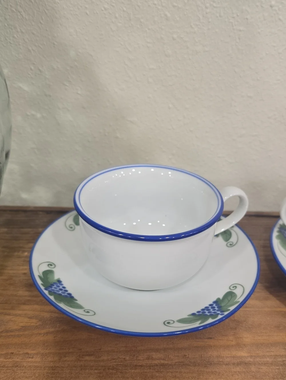 DANSK - Set Of 2 Provence Harvest Demitasse Tea Cup and Saucer